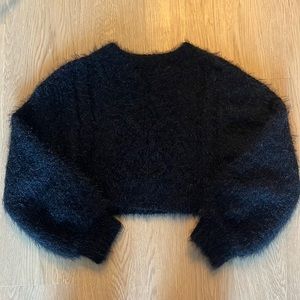 Woman’s Urban outfitters fuzzy cropped sweater